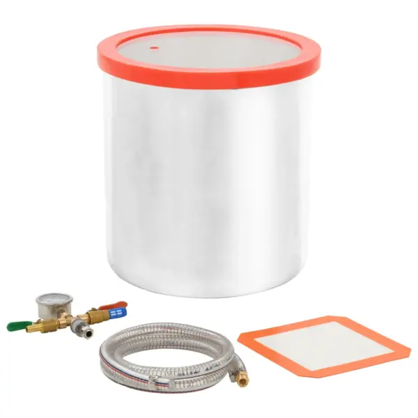 Roostevabast terasest vaakumkamber akrüülkaanega, 18,9 l – 2