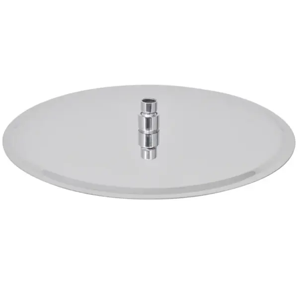 Ümar roostevabast terasest vihmadušiotsik, 40 cm, katlakivivastaste silikoonotsikutega – 3