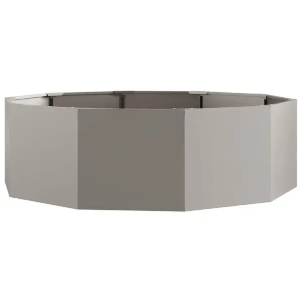 Roostevärvi terasest ümmargune taimekast, 120 x 120 x 35 cm – 5