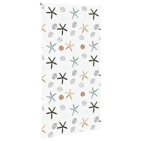 Ruloo-tüüpi dušikardin, veekindel PEVA, mereteemaline muster, 130 x 240 cm – 3