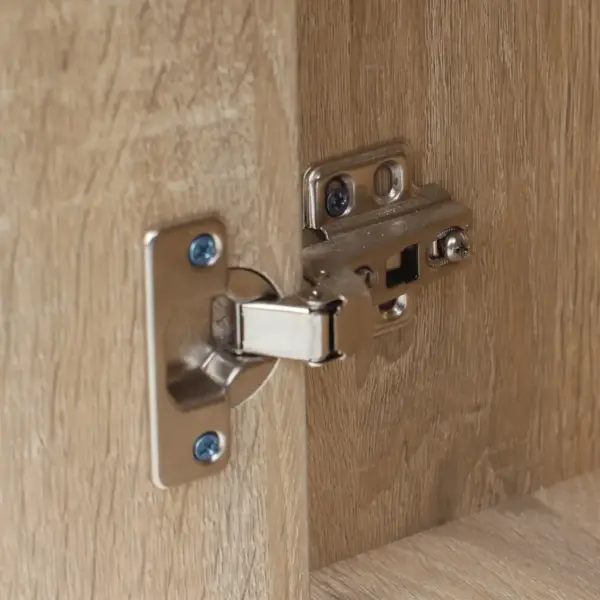 Sahtli ja kapiga kirjutuslaud, tamm, 100 x 40 x 73 cm – 5