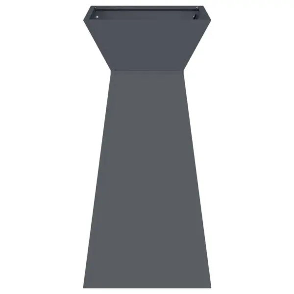 Samba kujuline antratsiitne istutusnõu õue, 35 x 35 x 73 cm – 5