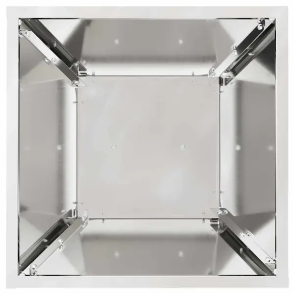 Samba kujuline õue istutusnõu, hõbedane, 35 x 35 x 73 cm – 6