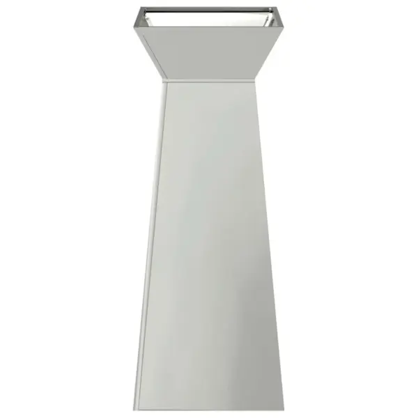 Sambakujuline aiapott, hõbedane, 40 x 40 x 101 cm – 5