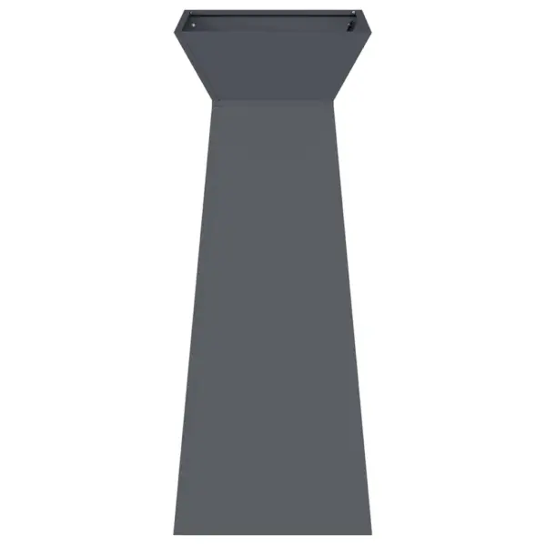 Antratsiitvärvi sambakujulised õue istutusnõud, 2 tk, 40 x 40 x 101 cm – 6