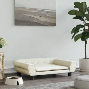 Kreemjas sametist koeradiivan väikestele lemmikloomadele, 70 x 48 x 22 cm