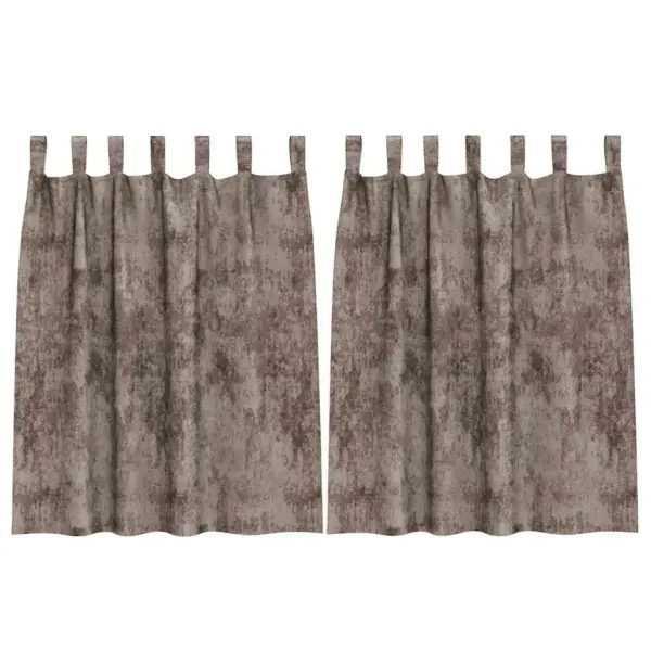 Sametkardinad, 2 tk, cappuccino, 140 x 140 cm - 2