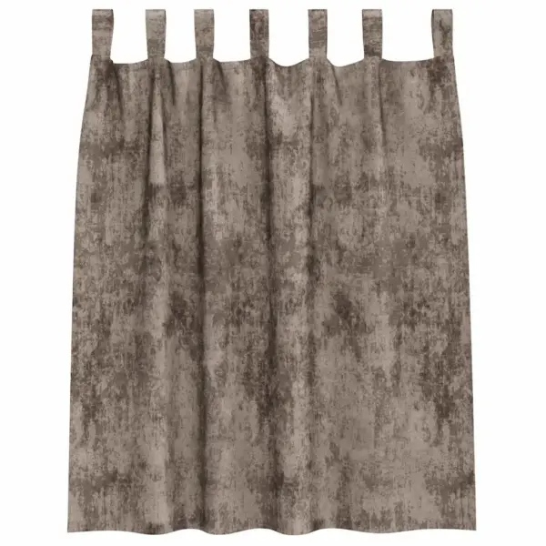 Sametkardinad, 2 tk, cappuccino, 140 x 140 cm - 4