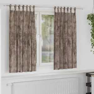 Sametised pimendavad kardinad, cappuccino, 2 tk, 175 x 140 cm