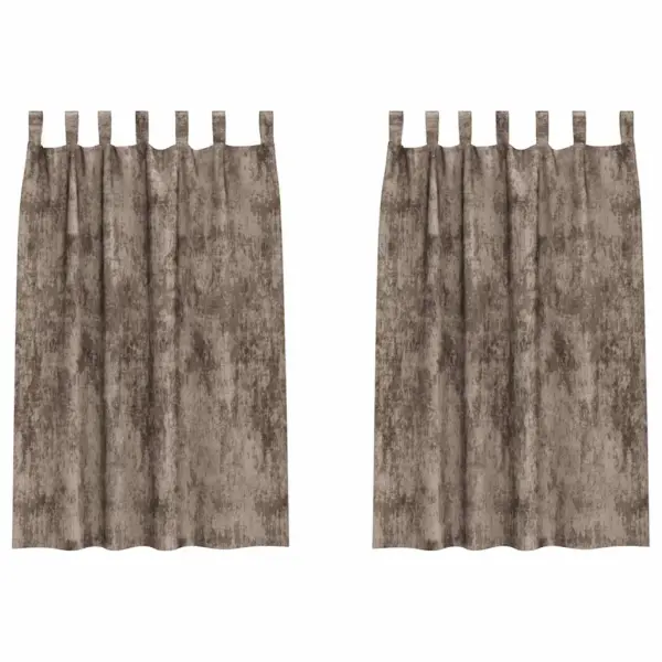 Sametised pimendavad kardinad, cappuccino, 2 tk, 175 x 140 cm - 2