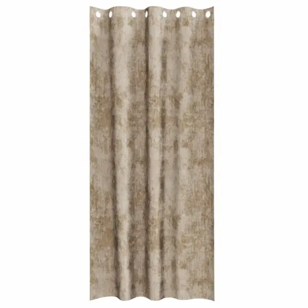 Sametkardinad, 2 tk, šampanjavärvi beež, 260 x 140 cm - 4
