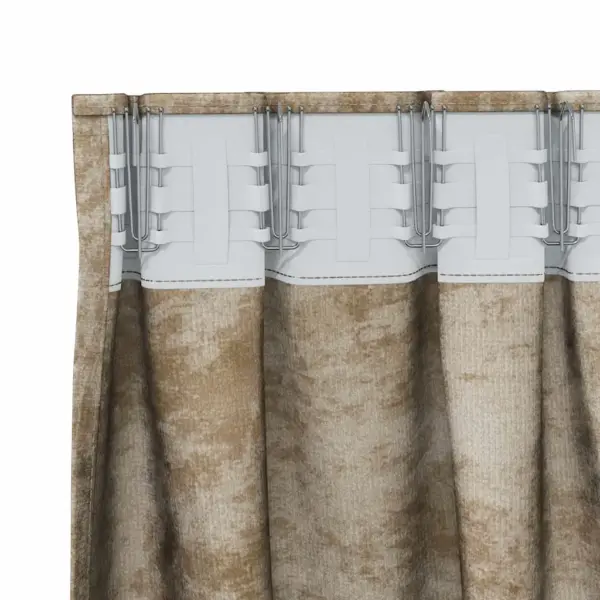 Valgust vähendavad sametkardinad, šampanjavärvi, 2 tk, 225 x 140 cm – 5