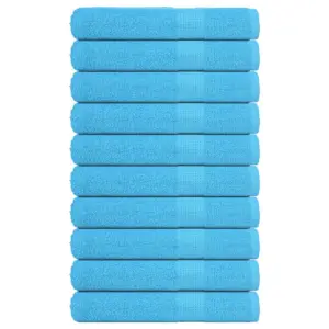 Puuvillased saunalinad FROGN, türkiissinine, 80 x 200 cm, 360 g/m², 10 tk