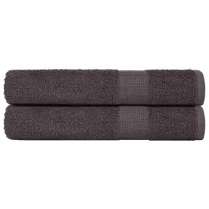 Saunalinad FROGN, 2 tk, antratsiithall, 100% puuvill, 80 x 200 cm, 360 g/m²