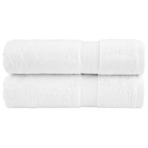 Saunalinade komplekt SOLUND, 2 tk, valge, 100 x 150 cm, 600 gsm
