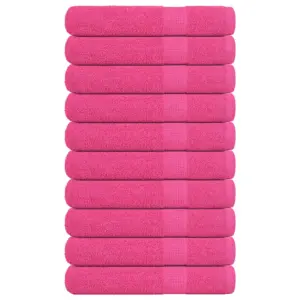 Saunarätikud FROGN, 10 tk, roosa, 80 x 200 cm, 100% puuvill, 360 g/m²