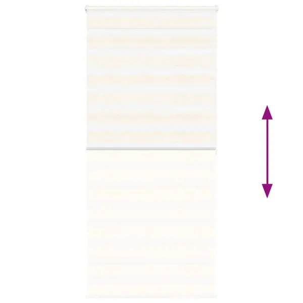 Kahekihiline sebra ruloo kettmehhanismiga, marmorbeež, 100 x 200 cm, 100% polüester – 5