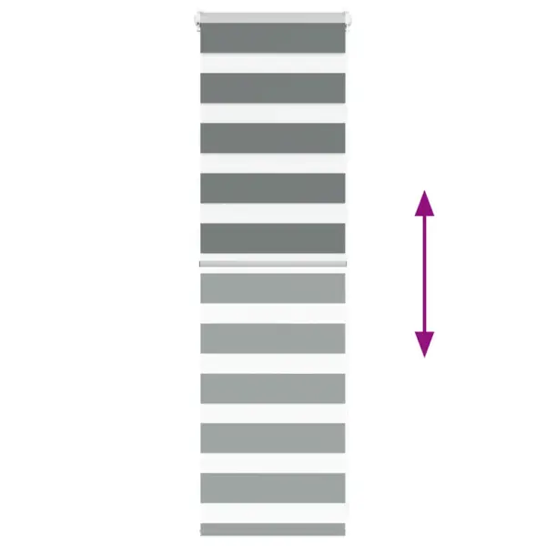 Sebra ruloo kettmehhanismiga, tumehall, 40 x 100 cm, polüester – 5