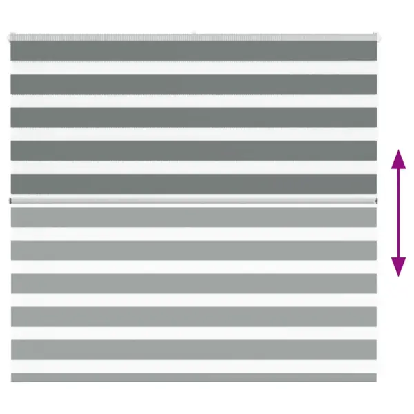 Sebraruloo kettmehhanismiga, tumehall, 155 x 100 cm, 100% polüester – 5