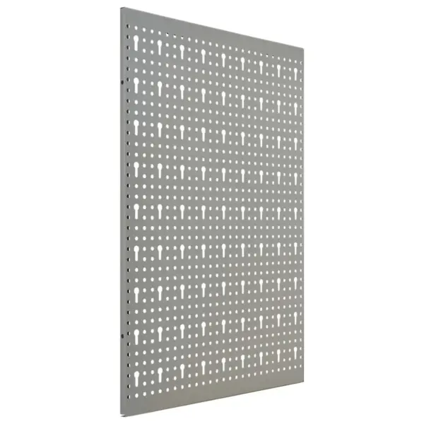 Seinale kinnitatav tööriistapaneel, 3 paneeli, hall teras, 120 x 58 cm – 4