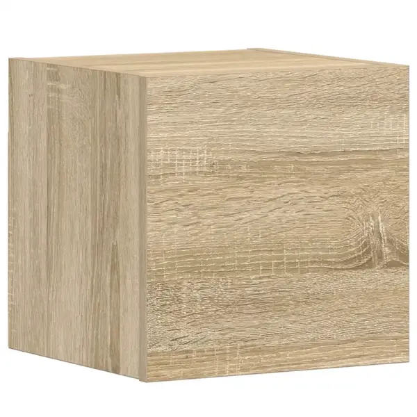 Seinale paigaldatav 3-osaline telerikappide komplekt, sonoma tamme tooni tehispuit – 6