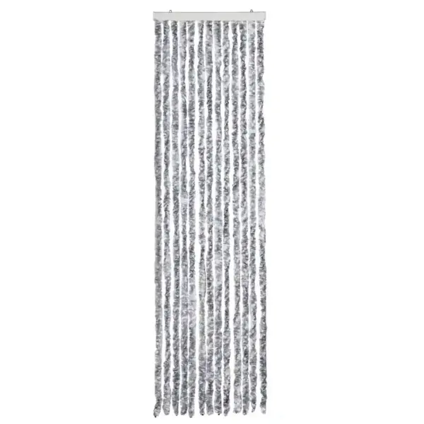 Šenillist putukakardin valge ja hall, 56 x 200 cm – 2