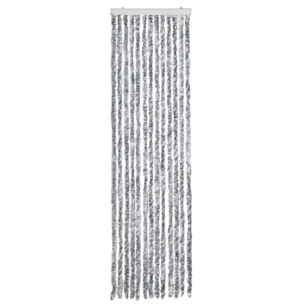 Šenillist putukakardin valge ja hall, 56 x 200 cm – 3