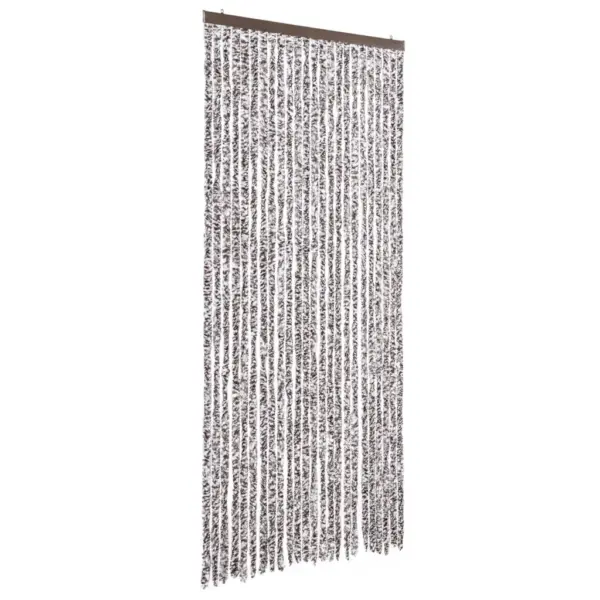 Šenillist putukakardin uksele, pruun ja beež, 100 x 200 cm – 2