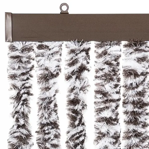 Šenillist putukakardin uksele, pruun ja beež, 100 x 200 cm – 4