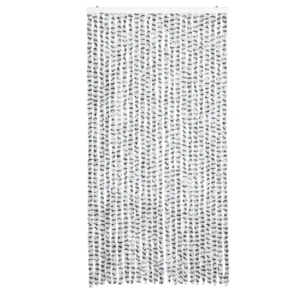 Putukakardin uksele, helehall ja tumehall šenill, 100 x 230 cm – 3