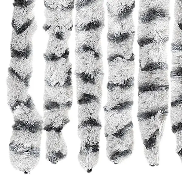 Šenillist putukakardin uksele, helehall ja tumehall, reguleeritav, 118 x 220 cm – 6