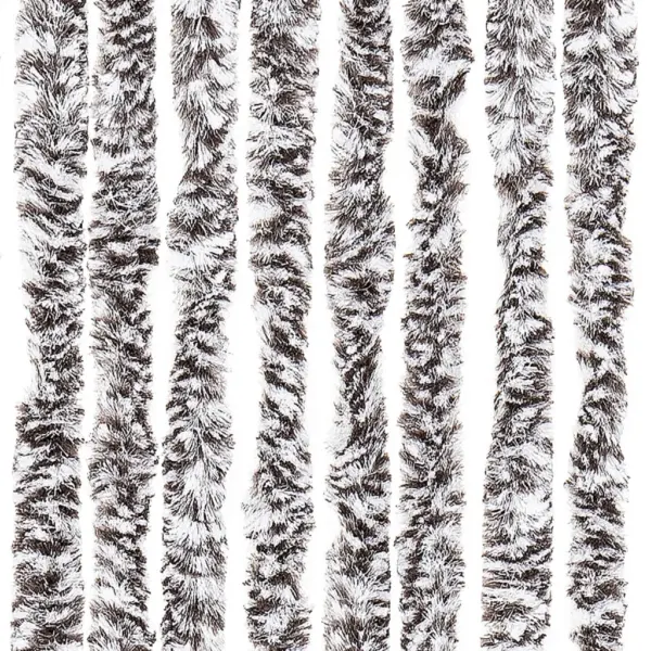 Šenillist putukakardin uksele, pruun-beež, 118 x 220 cm – 6