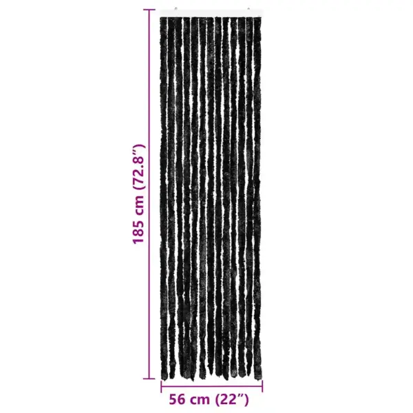 Šenillist putukakardin uksele, antratsiithall, 56 x 185 cm – 7