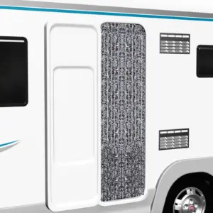 Šenillist putukakardin uksele, pruun ja beež, 56 x 185 cm