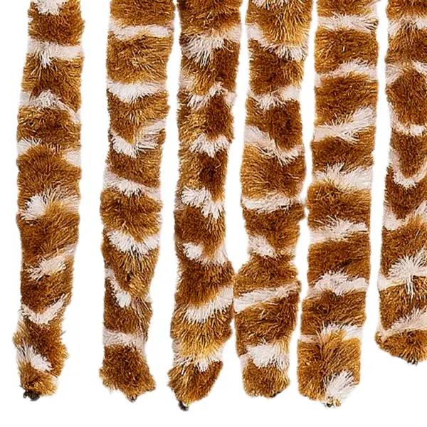 Šenillist putukakardin uksele, ooker ja kollane, 90 x 220 cm – 5