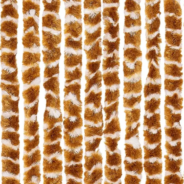 Šenillist putukakardin uksele, ooker ja kollane, 90 x 220 cm – 6