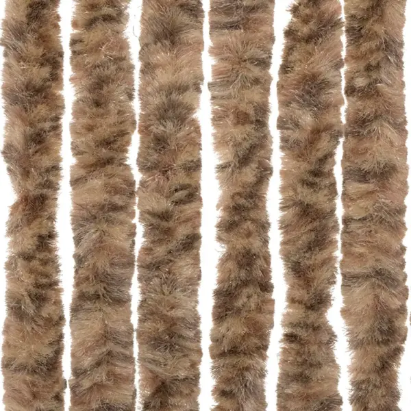 Šenillist putukakardin uksele, beež ja tumepruun, 100 x 200 cm – 6