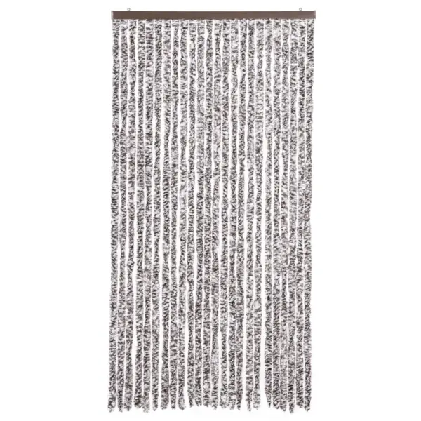 Šenillist putukakardin uksele, pruun ja beež, 100 x 220 cm – 3