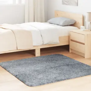 Kõrge narmaga Shaggy vaip NAVARRA, helehall, 120 x 120 cm