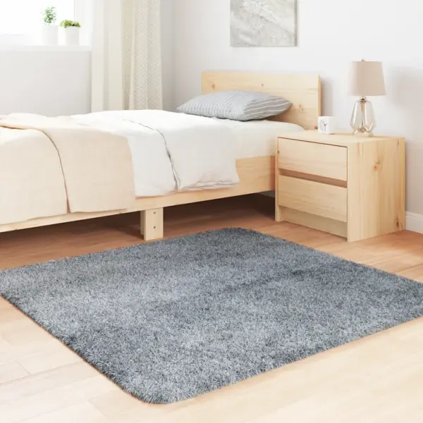 Kõrge narmaga Shaggy vaip NAVARRA, helehall, 120 x 120 cm – 3