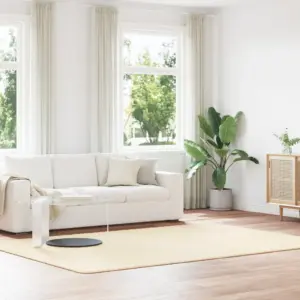 Kõrge narmaga shaggy vaip NAVARRA, kreemjasvalge, 200 x 290 cm