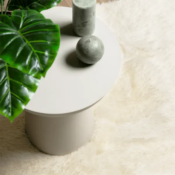 Kõrge narmaga Shaggy vaip NAVARRA, kreemjasvalge, 80 x 150 cm – 8