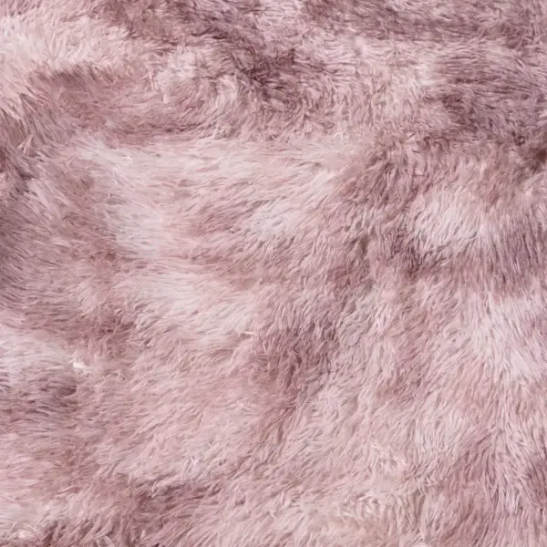 Kõrge karvaga Shaggy vaip NAVARRA, tolmune roosa, 120 x 120 cm – 9