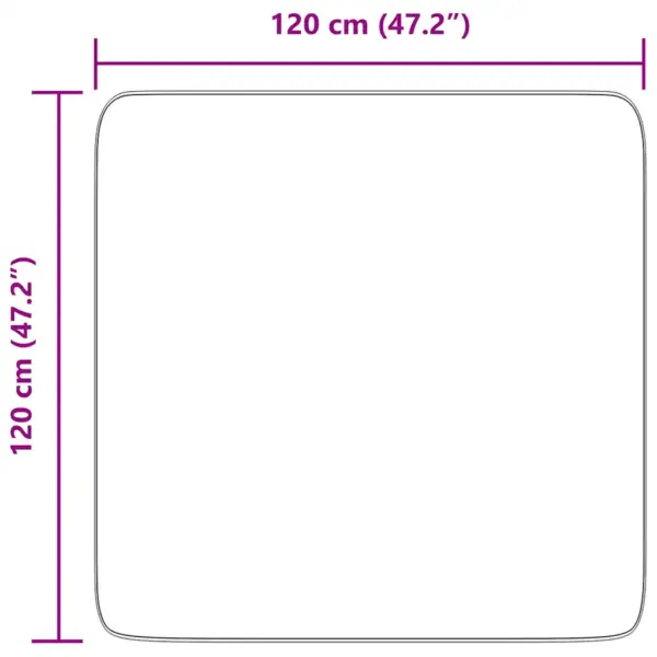 Kõrge karvaga Shaggy vaip NAVARRA, tolmune roosa, 120 x 120 cm – 10