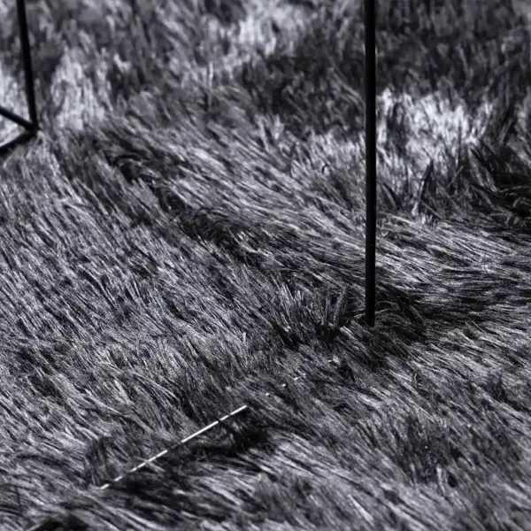 Kõrge narmaga Shaggy vaip NAVARRA, tumehall, 160 x 230 cm – 7