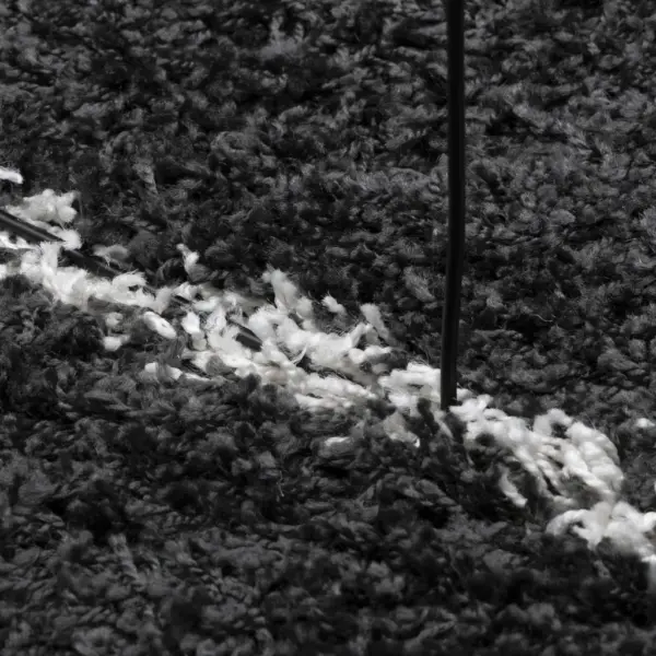 Kõrge narmaga shaggy vaip PAMPLONA, must-kreem, 240 x 340 cm – 8