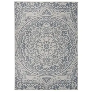 Silesidus õuevaip ilmastiku- ja UV-kindel, sinise mustriga, 200 x 280 cm