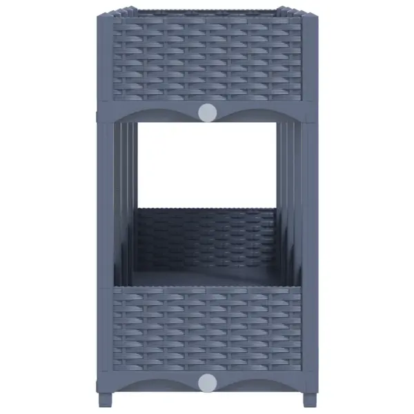 Sinakashall polüpropüleenist taimekast 2 tasandiga, 160 x 40 x 71 cm – 4