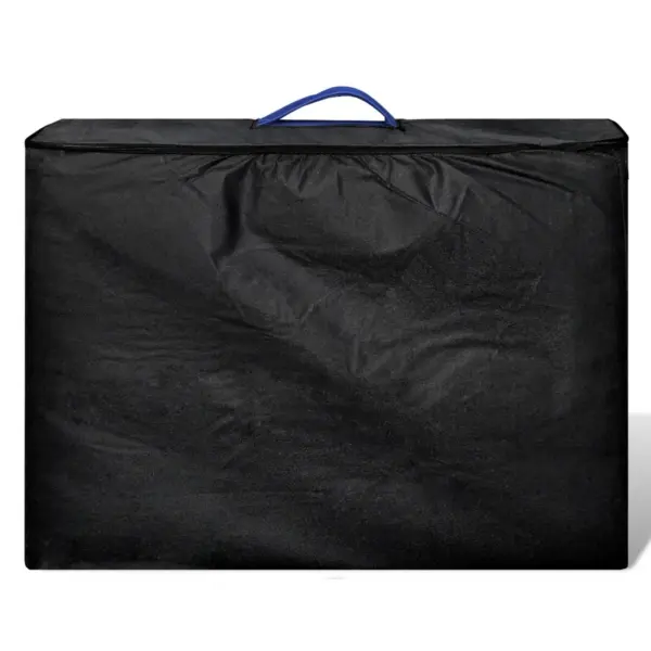 Sinine kokkupandav massaažilaud 2-osaline, alumiiniumraamiga, reguleeritav kõrgus 59–81 cm, laud 186 x 68 cm – 4