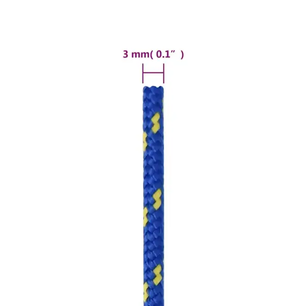 Polüpropüleenist paadiköis, sinine, 3 mm, 250 m - 6